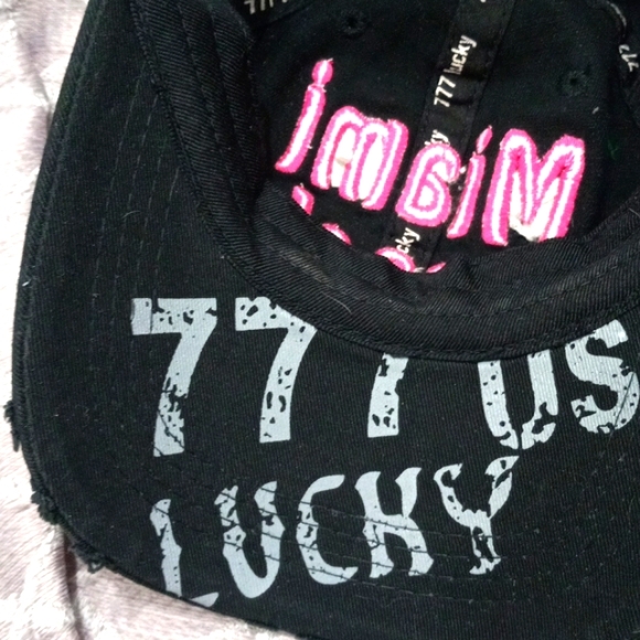 Miami Beach Embellished  distresses Cap, Adjustable - Picture 3 of 5